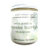 Chandelle de Soya Sagesse Boréale Collection Zen Senzy - La Boite à Grains