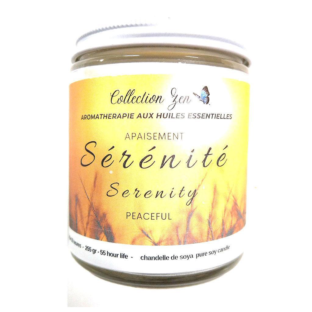Chandelle de Soya Sérénité Collection Zen Senzy - La Boite à Grains