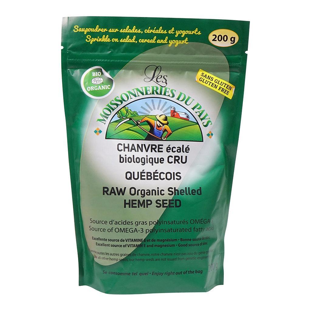 Raw Organic Shelled Hemp Les Moissononneries du Pays - La Boite à Grains