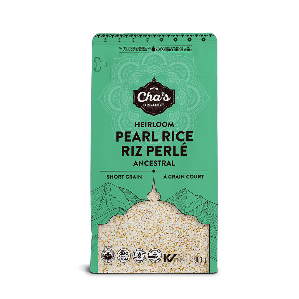 riz perlé ancestral à grain court biologique Cha's Organics - La Boite à Grains