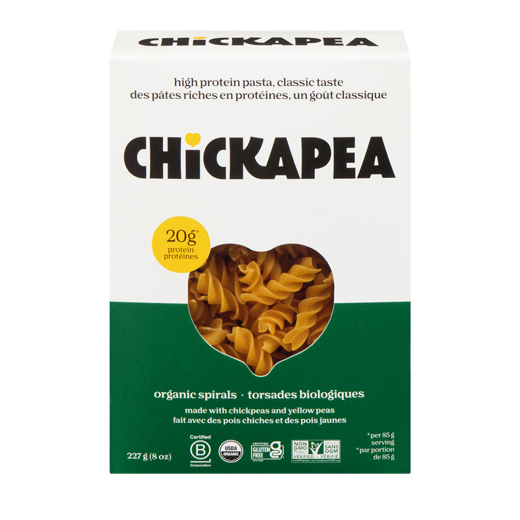 chickapea torsades biologiques 227 g - La Boite à Grains