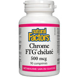 Chrome FTG Chélaté Natural Factors - La Boite à Grains