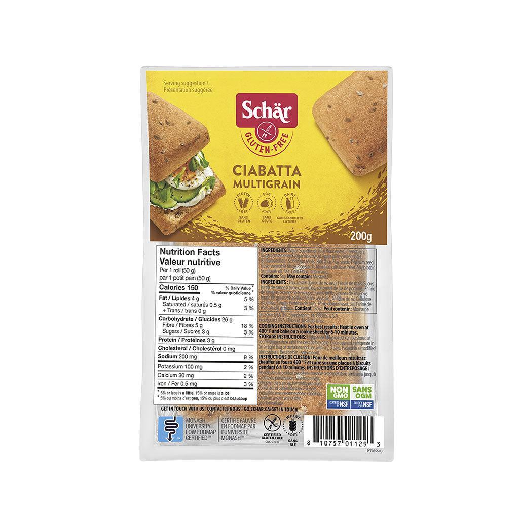 Ciabatta Multigrain Sans Gluten Schär - La Boite à Grains