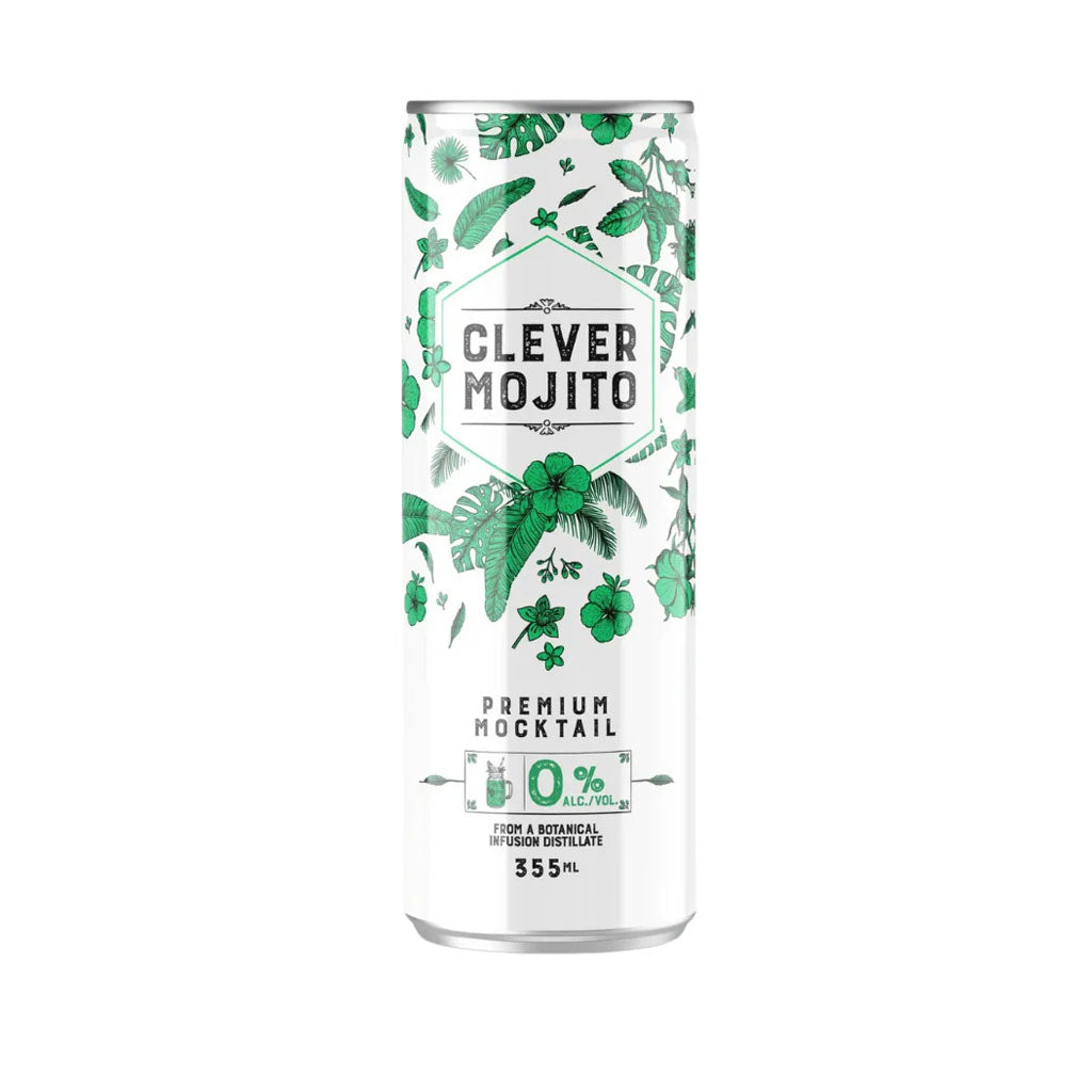 Mocktail Clever Mojito Sans Alcool Clever Mocktails 355 ml - La Boite à Grains