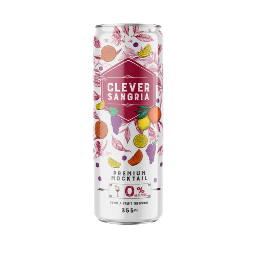 clever mocktails sangria sans alcool 355 ml la boite a grains