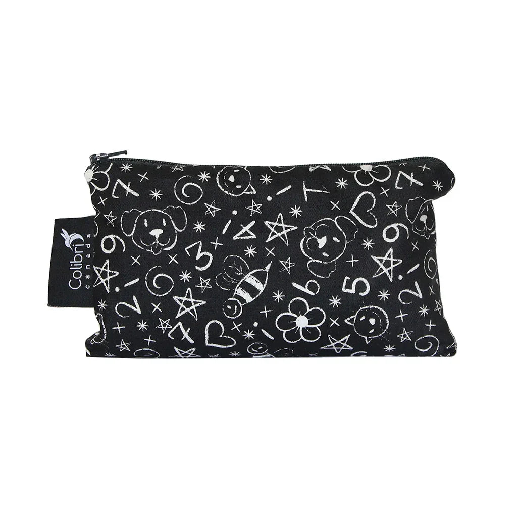reusable snack bag Chalkboard Colibri Canada - La Boite à Grains