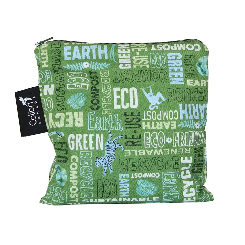 reusable snack bag Earth Colibri Canada - La Boite à Grains