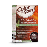 coloration permanente 4M Châtain Acajou Color & Soin - La Boite à Grains