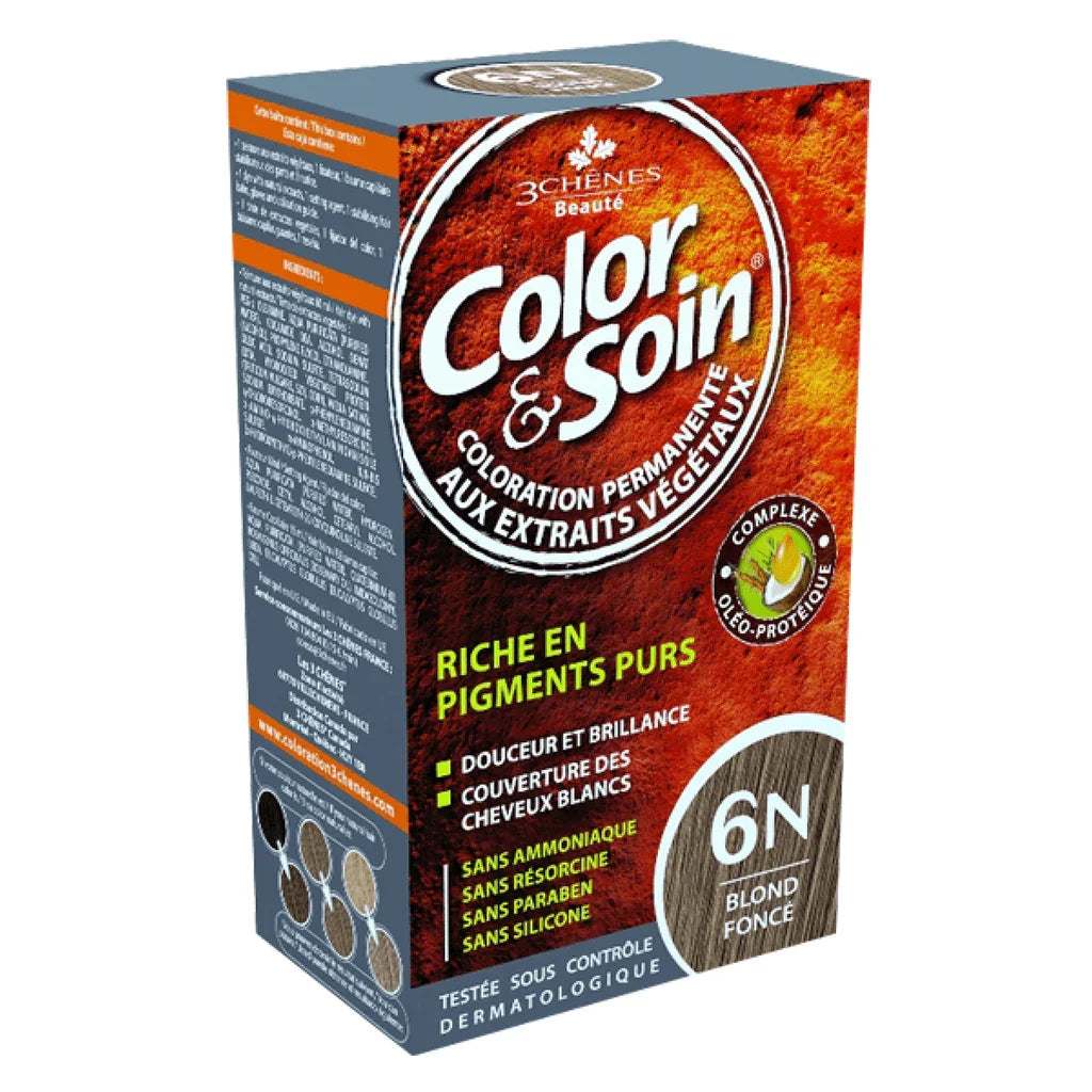 Coloration Permanente Color & Soin Blond Foncé Color & Soin - La Boite à Grains