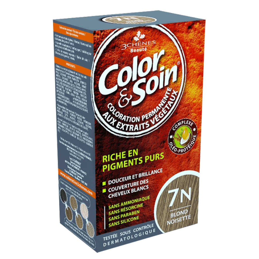 Coloration Permanente Color & Soin Blond Noisette Color & Soin - La Boite à Grains