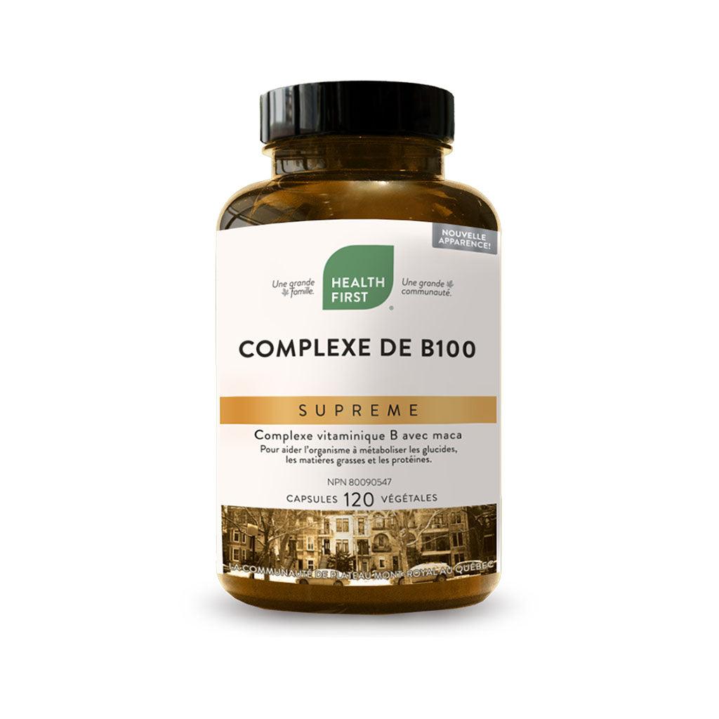 Complexe de B100 Suprême Health First - La Boite à Grains