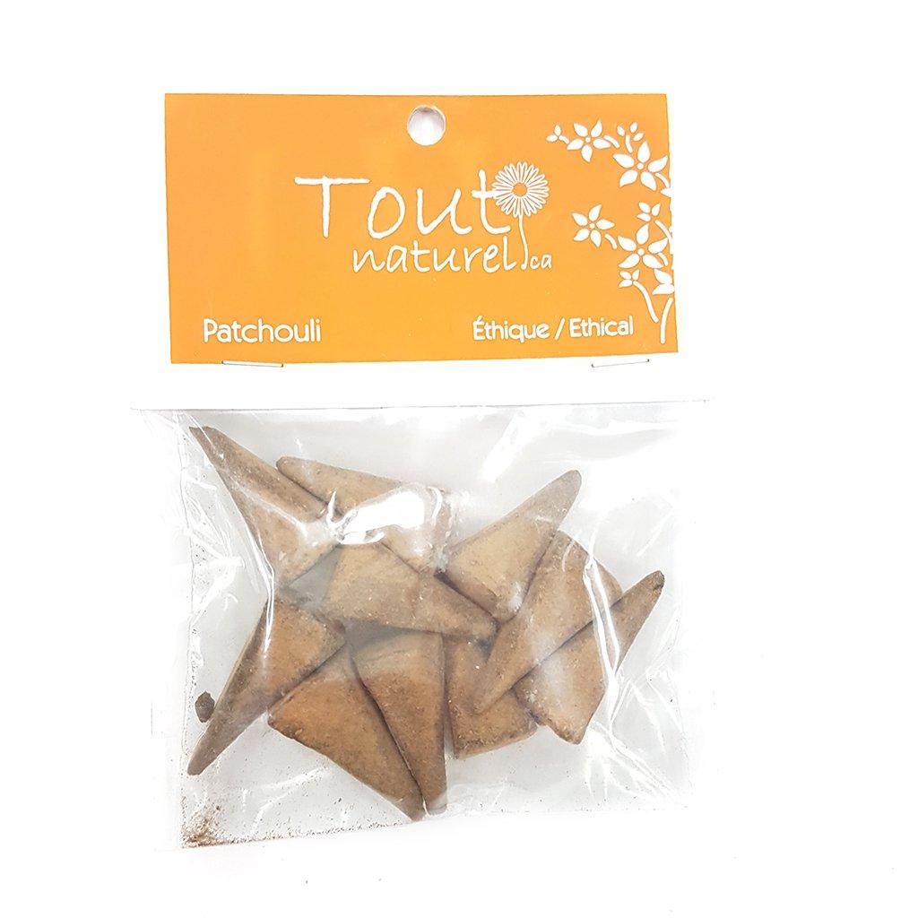 Cônes d'Encens - Patchouli Tout Naturel - La Boite à Grains
