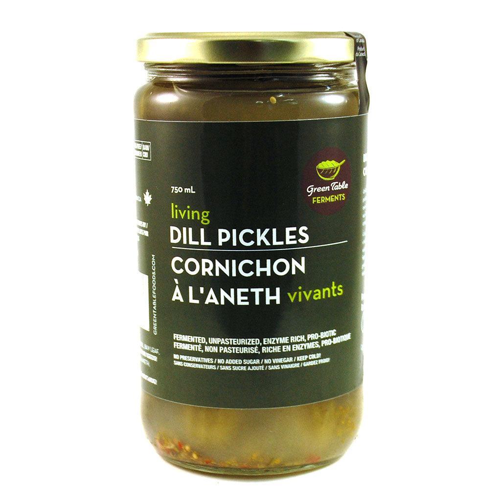 Green Table Foods Live Dill Pickles - La Boite à Grains