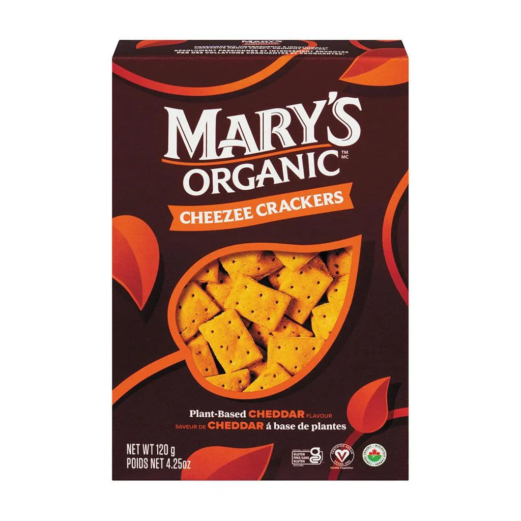 Mary's Organic Crackers Plant-Based Cheezee Cheddar Flavor Crackers - La Boite à Grains