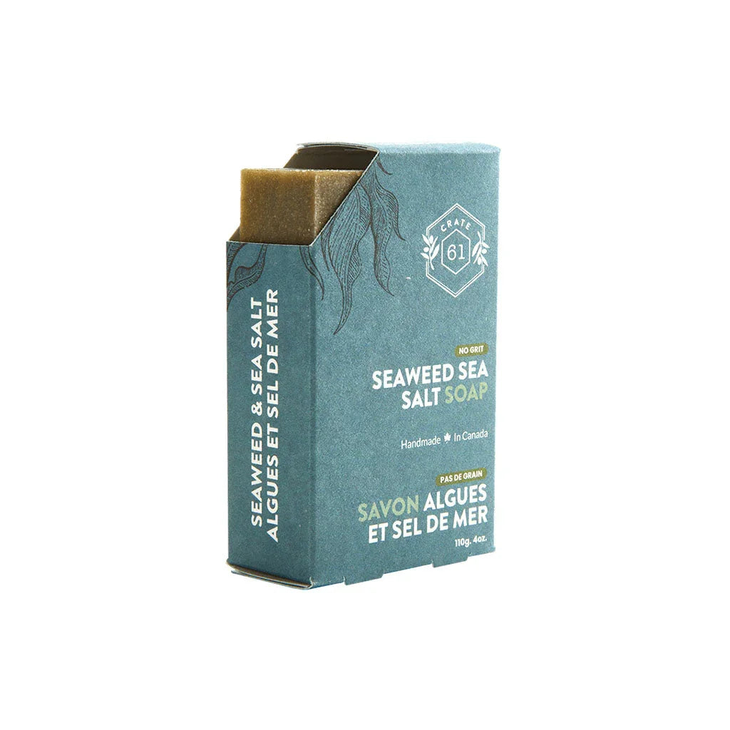 crate 61 savon algues et sel de mer 110 g - La Boite à Grains