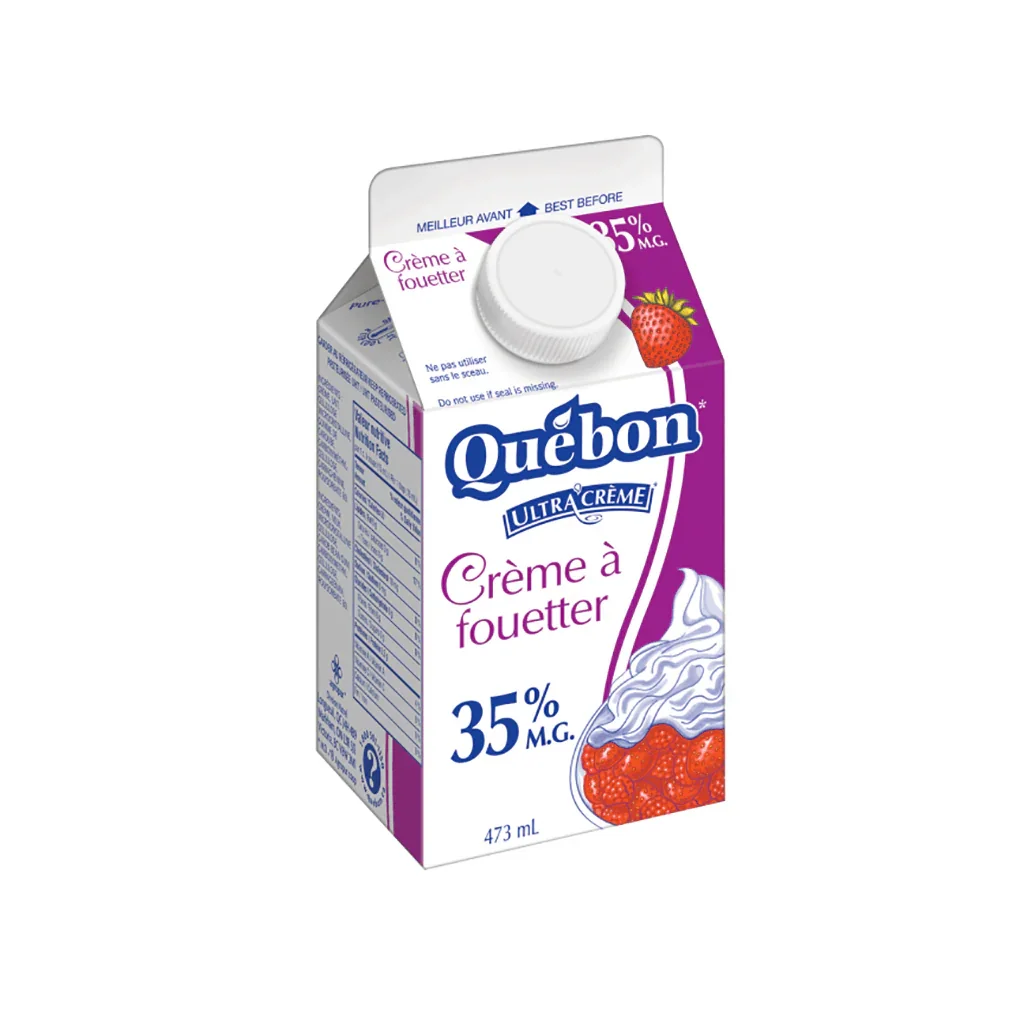 Crème à Fouetter Ultra'Crème 35% Québon - La Boite à Grains