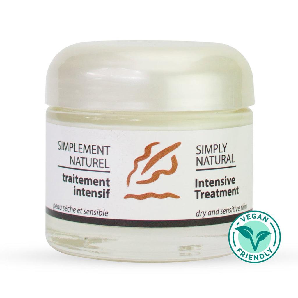 Crème Hydratante Traitement Intensif Simply Natural - Simplement Naturel - La Boite à Grains