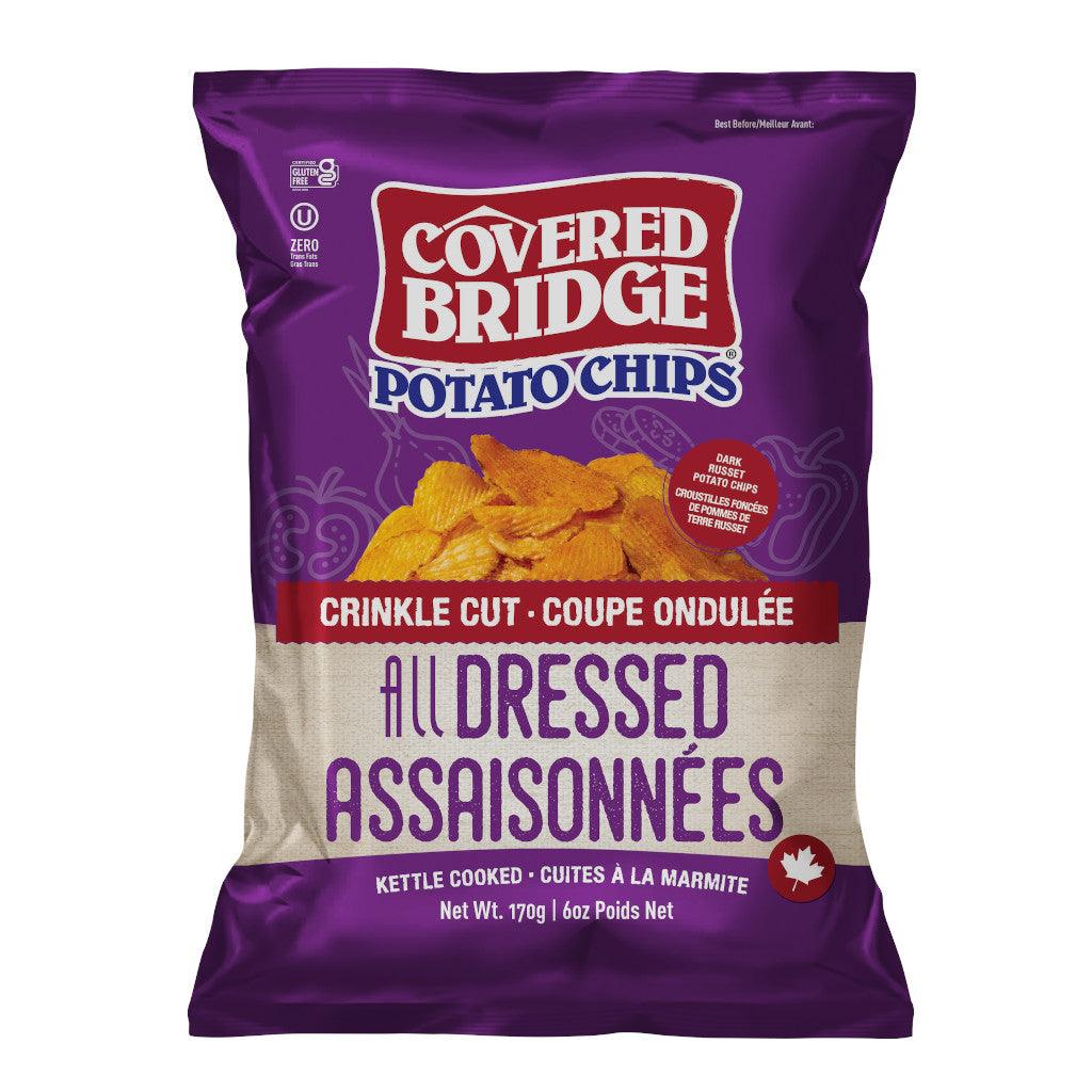 Croustilles Assaisonnées Coupe Ondulée Covered Bridge - La Boite à Grains