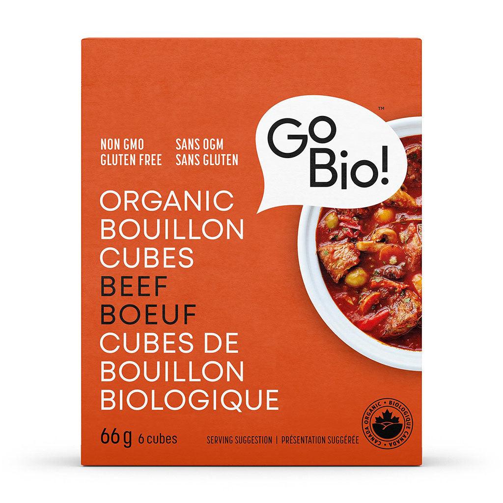 Cubes de Bouillon de Bœuf Biologique Go Bio - La Boite à Grains