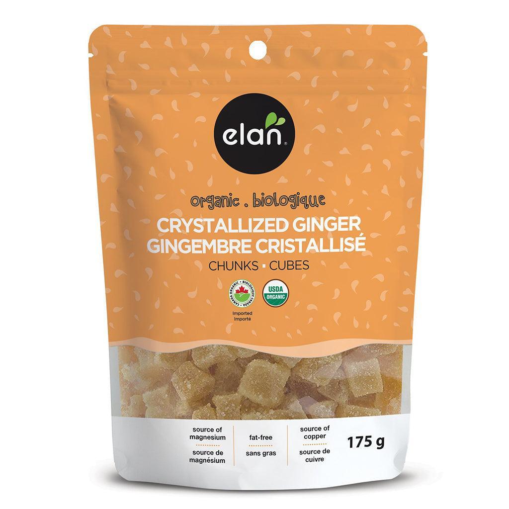 Elan Organic Crystallized Ginger Cubes - La Boite à Grains