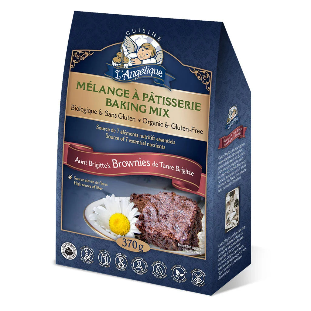 cuisine l'angelique brownie baking mix from aunt brigitte 370 g