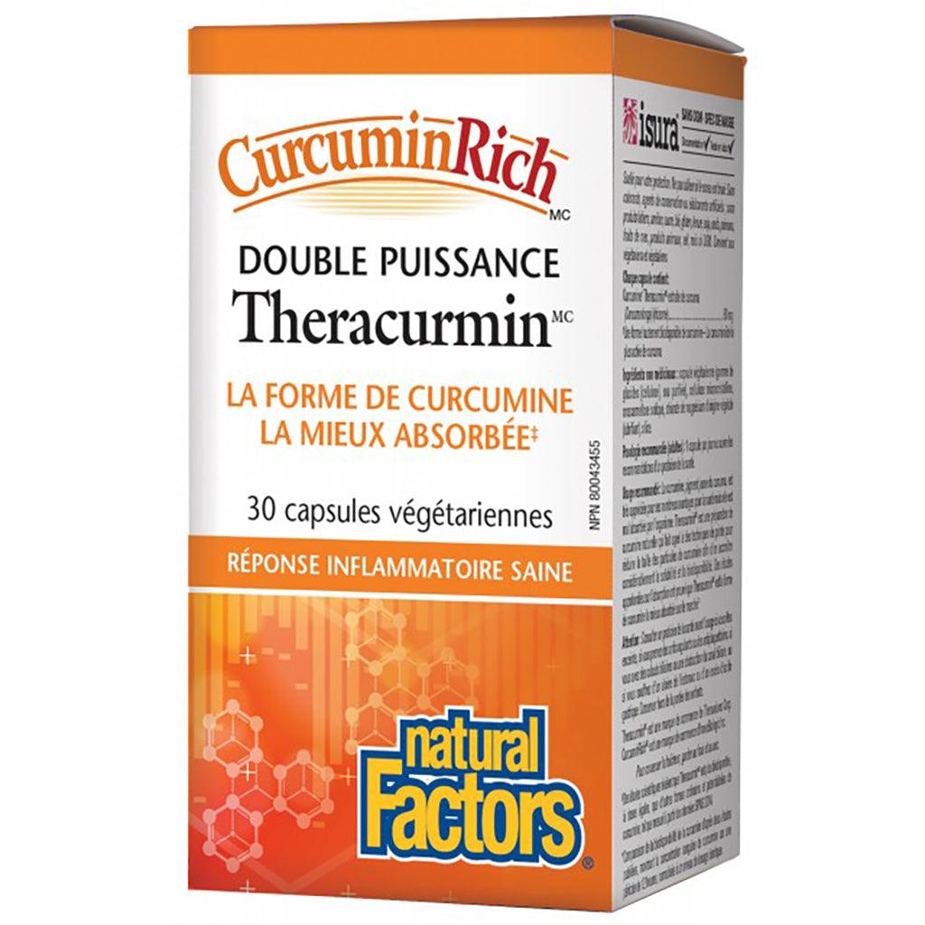 CURCUMINRICH Theracurmin Double Puissance Natural Factors - La Boite à Grains