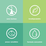 Détergent à Lessive HE Biodégradable (Vrac) Pure Vrac - La Boite à Grains