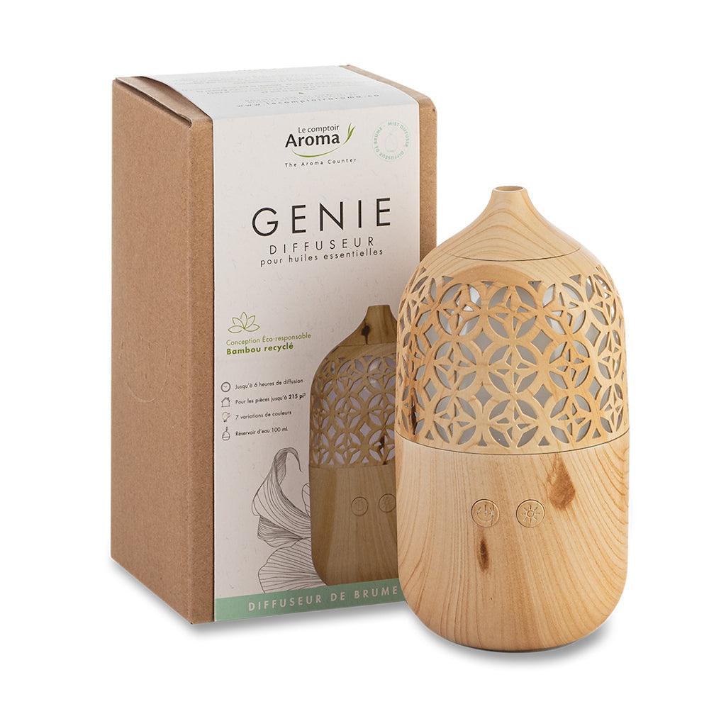 Diffuseur Ultrasonique GENIE Bambou Recyclé Le Comptoir Aroma - La Boite à Grains