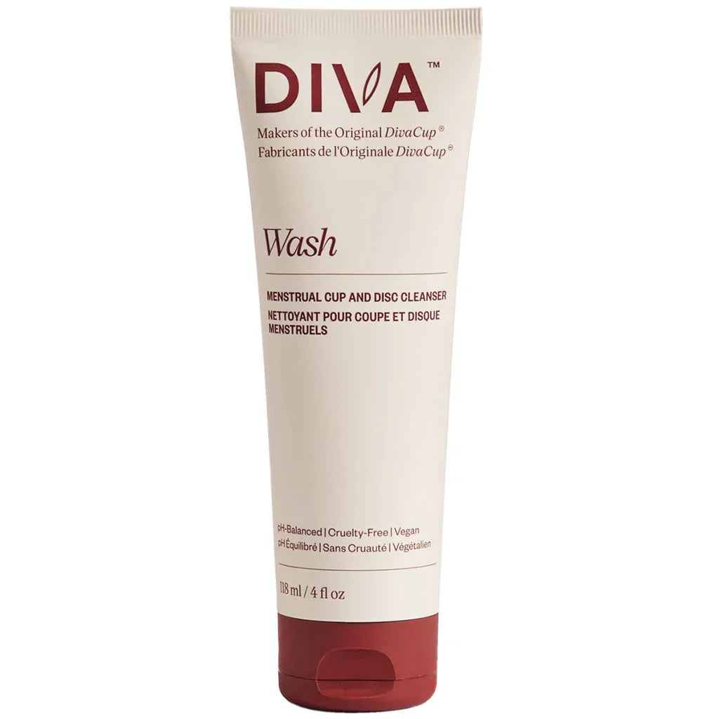 diva wash menstrual cup and disc cleaner 118 ml
