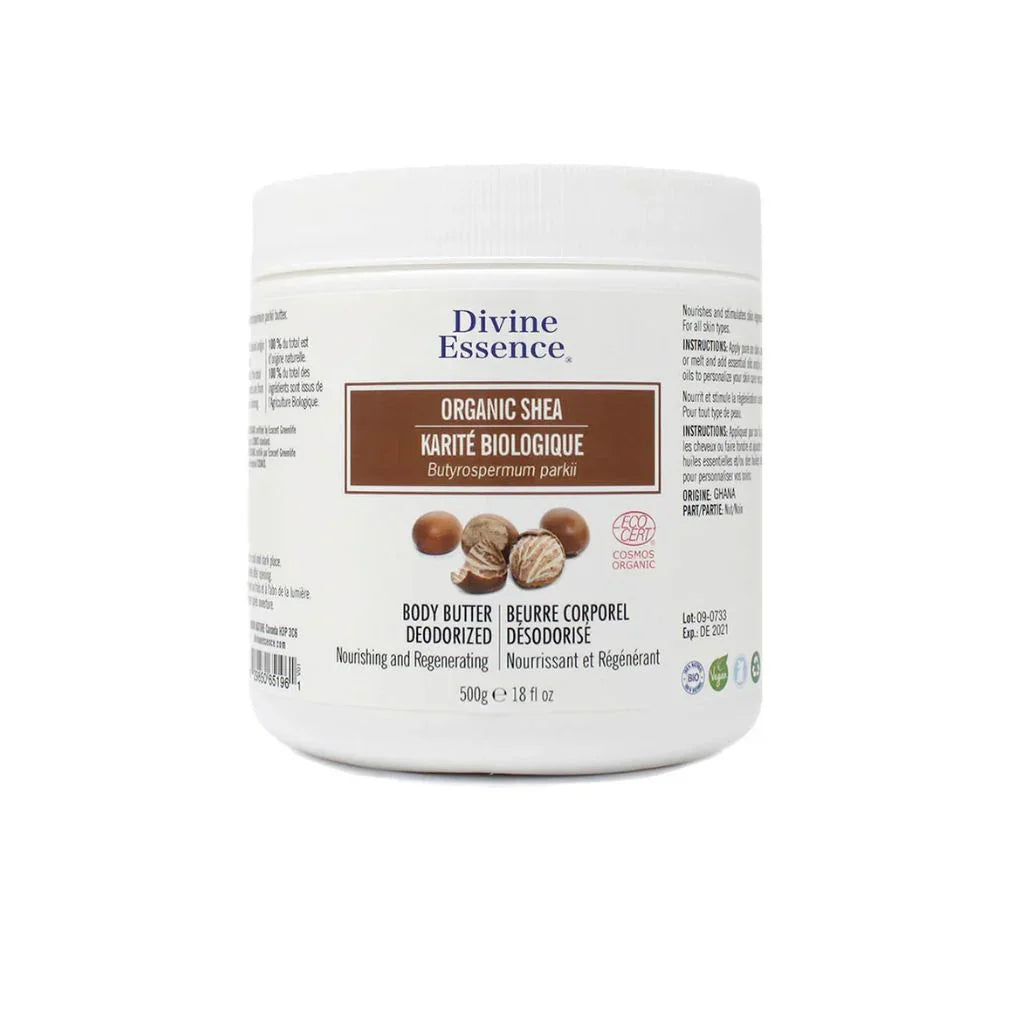 beurre de karité biologique Divine Essence - La Boite à Grains