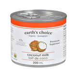 earth's choice organic superior coconut milk - La Boite à Grains