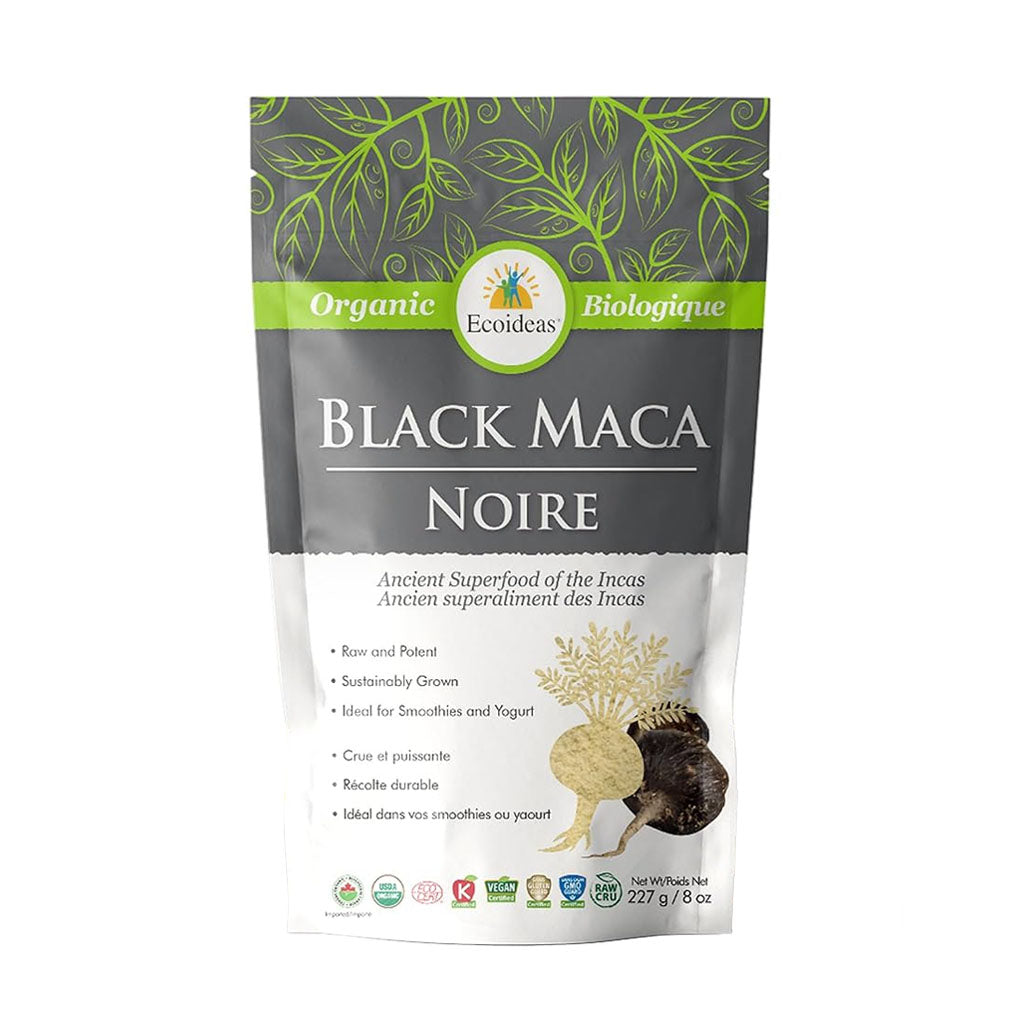 ecoideas maca noire biologique 227 g - La Boite à Grains