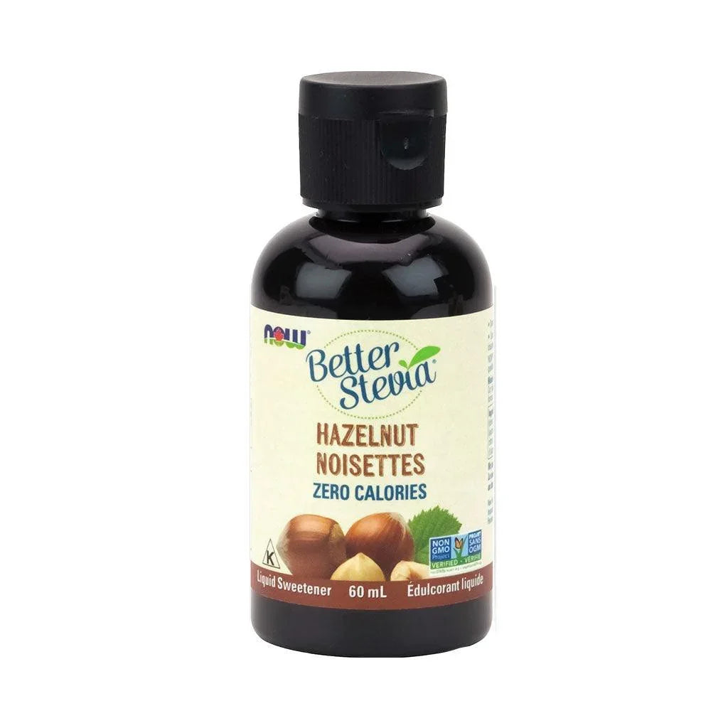 Better Stevia Hazelnut Liquid Sweetener Now food - La Boite à Grains