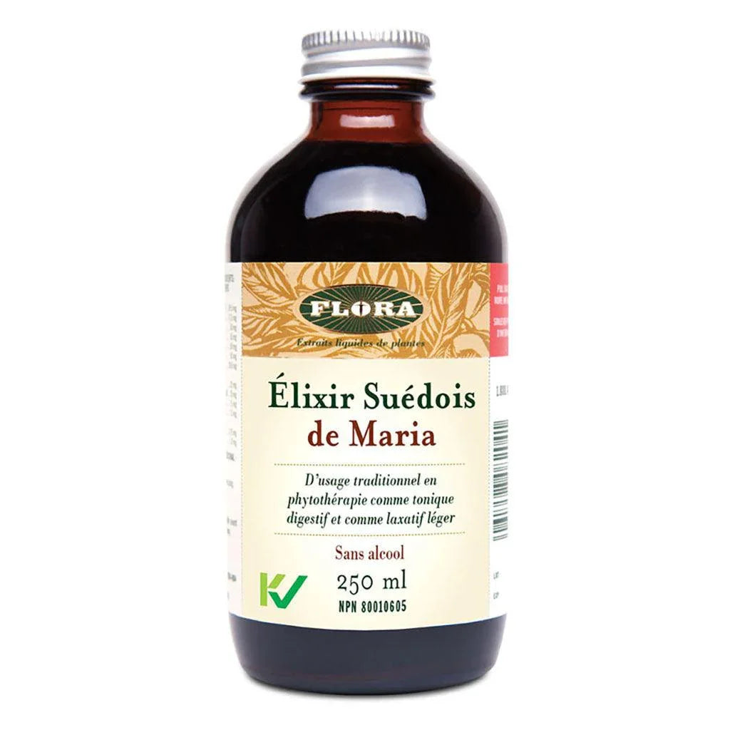Élixir Suédois de Maria Liquide Sans Alcool Flora - La Boite à Grains