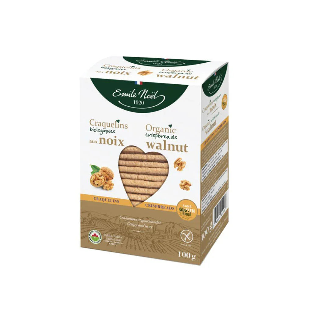 Emile Noël craquelins biologiques aux noix 100 g - La Boite à Grains