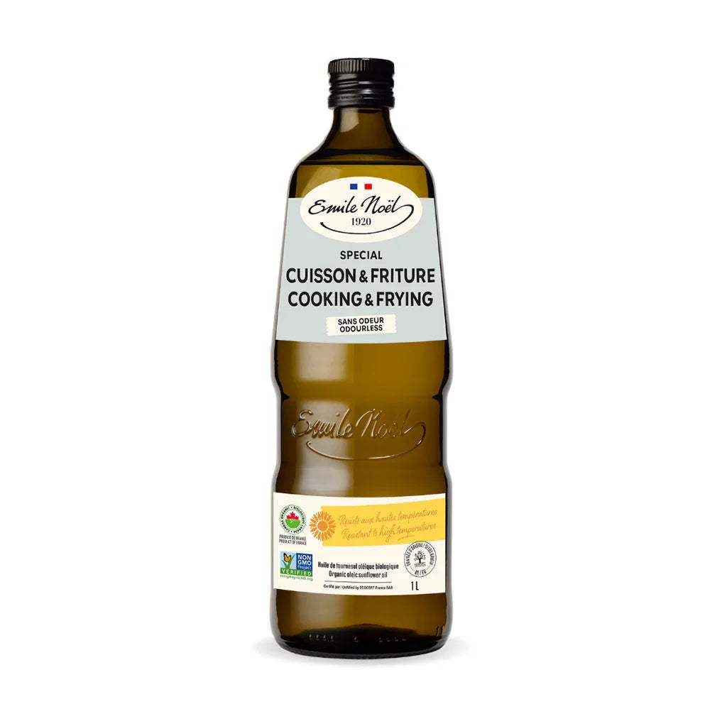 émile noël huile vierge tournesol oléique cuisson fruiture biologique 1 litre