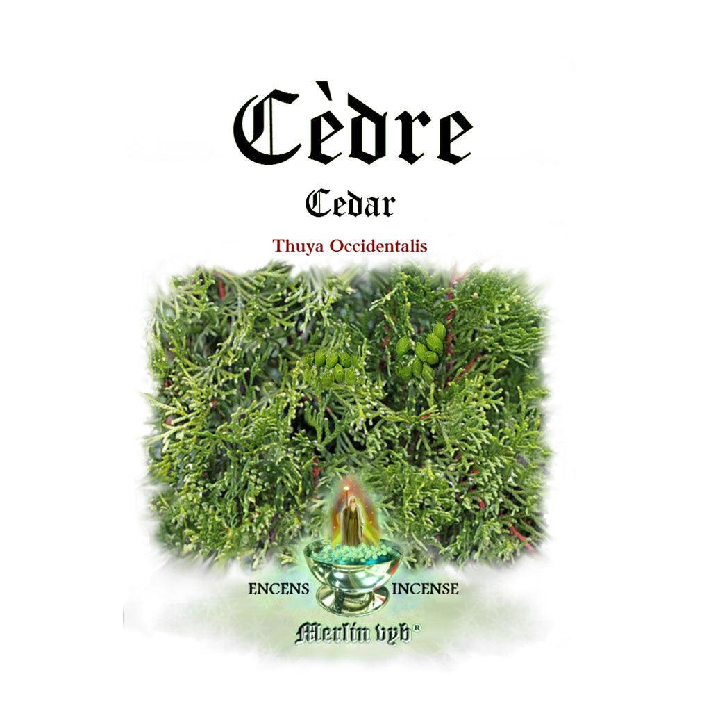 Encens Cèdre Moulu Produits Merlin - La Boite à Grains
