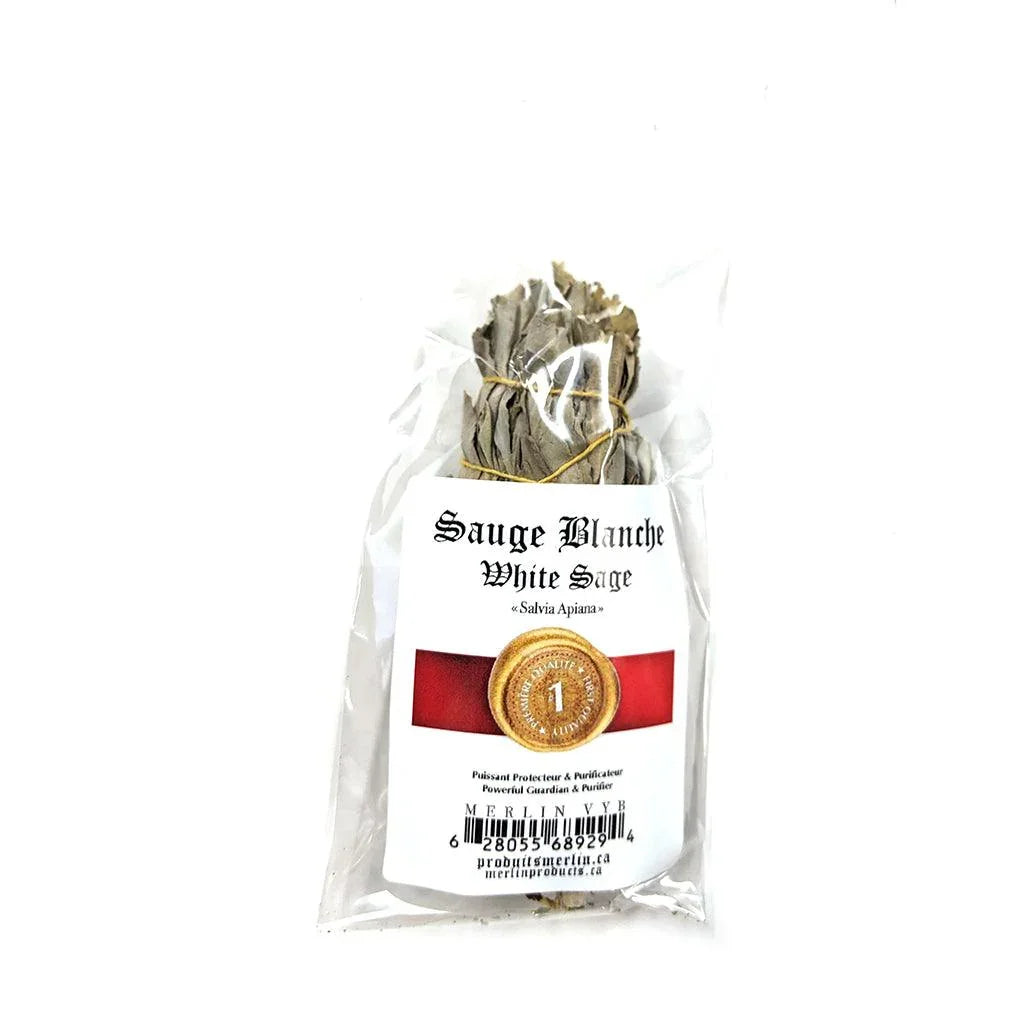 White Sage Incense in Bundles “Smudge” Merlin Products - La Boite à Grains