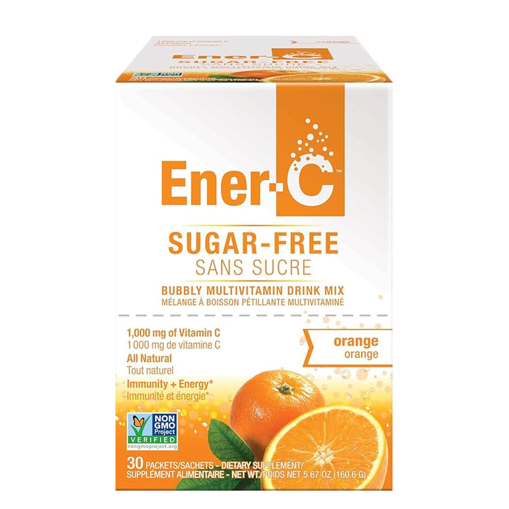 Ener-life ener-c mélange à boisson vitamine c orange sans sucre 30 sachets - La Boite à Grains