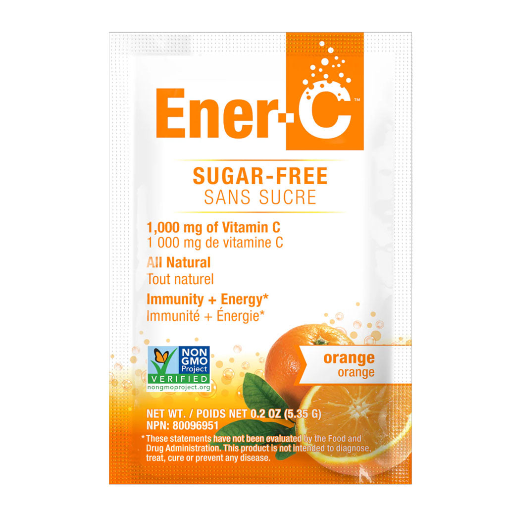 Ener-life ener-c mélange à boisson vitamine c orange sans sucre 5.35 g - La Boite à Grains