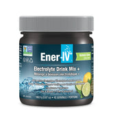 Ener-life ener-iv mélange pour boisson électrolytique citron lime 166.5 g 45 portions - La Boite à Grains