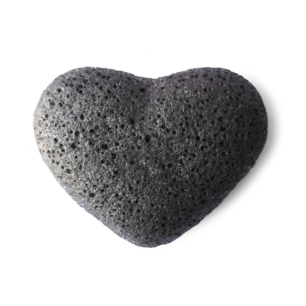 Éponge Konjac avec Charbon de Bambou Purifiant Druide - La Boite à Grains