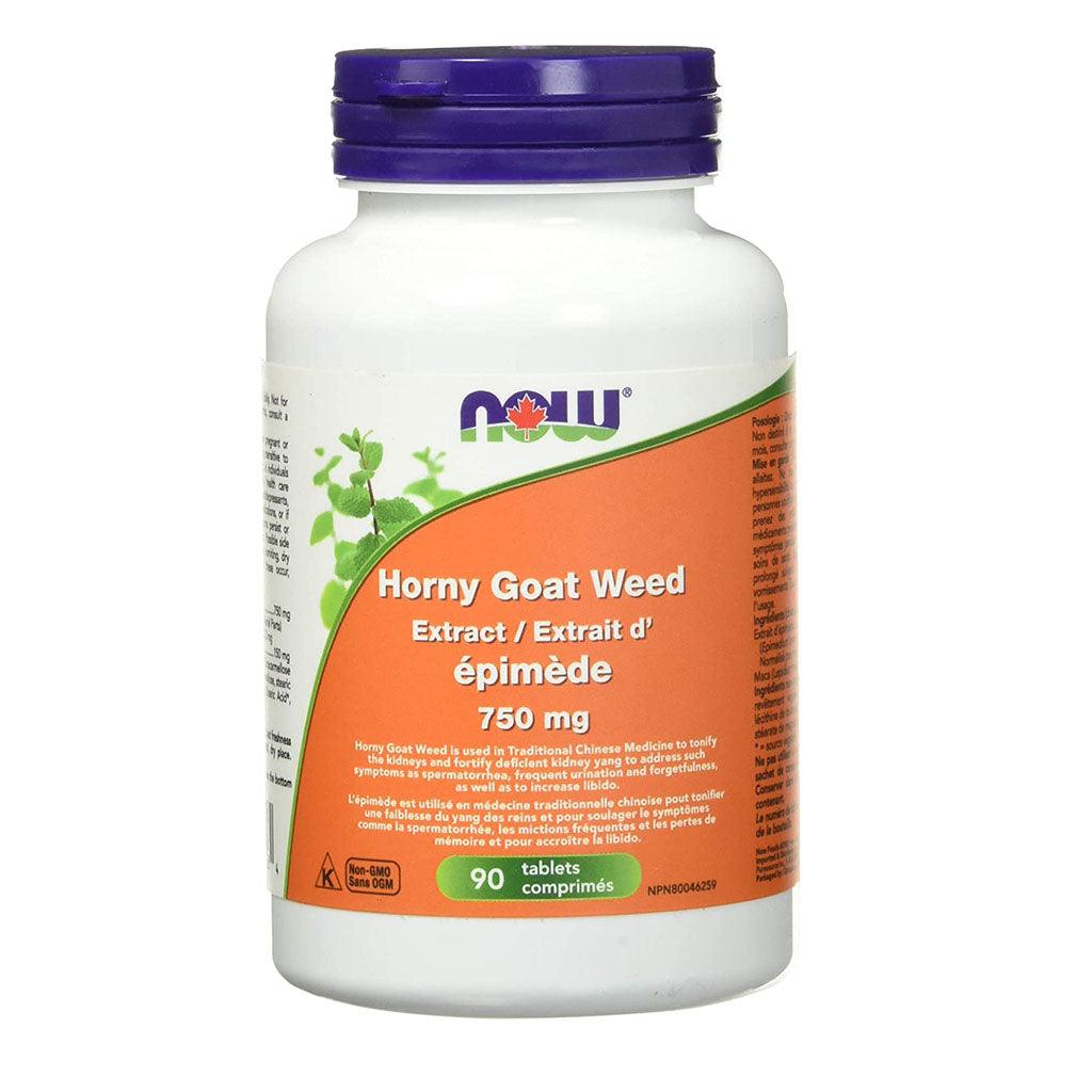 Extrait d'Épimède 750 mg Now - La Boite à Grains