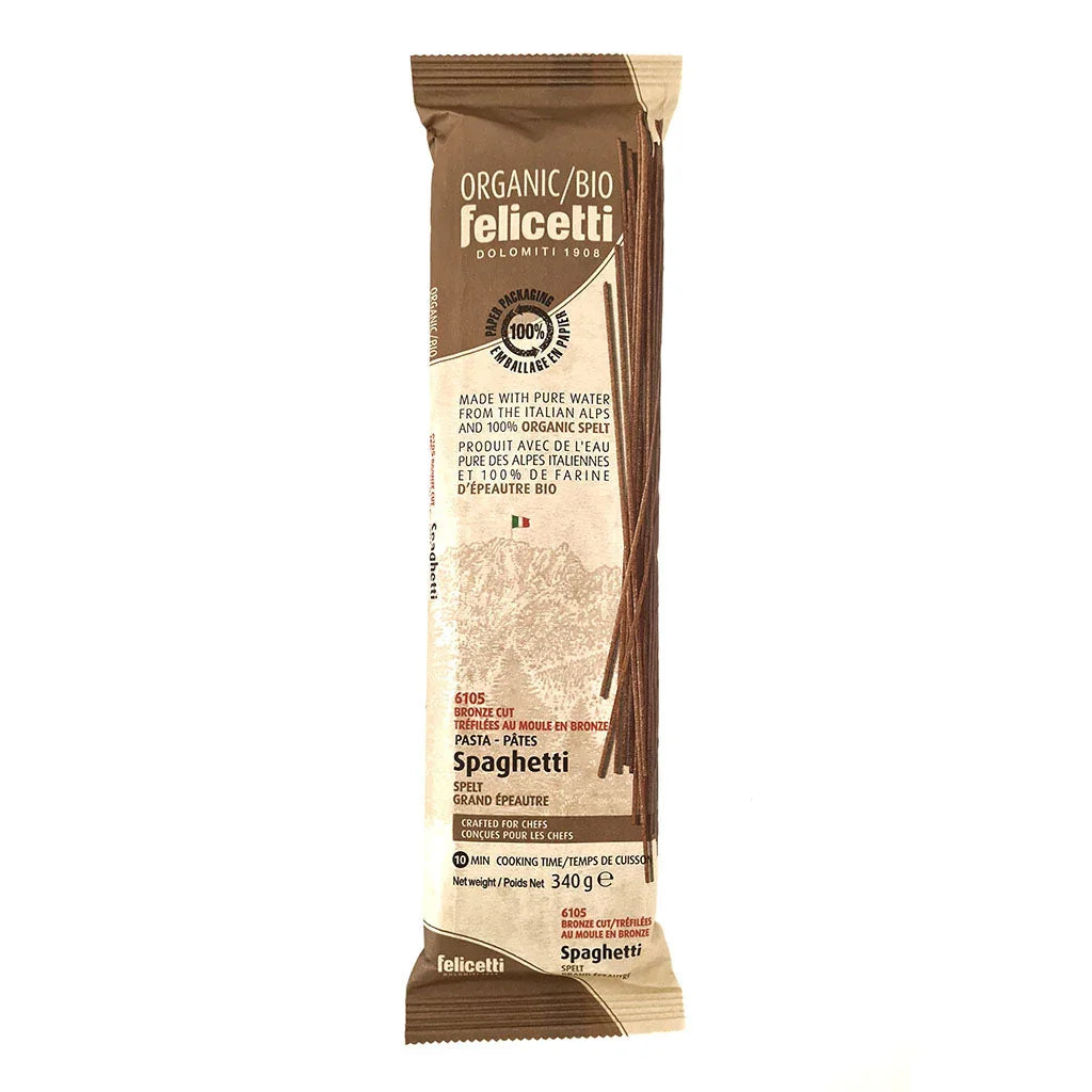 felicetti organic spelled spaghetti 340 g