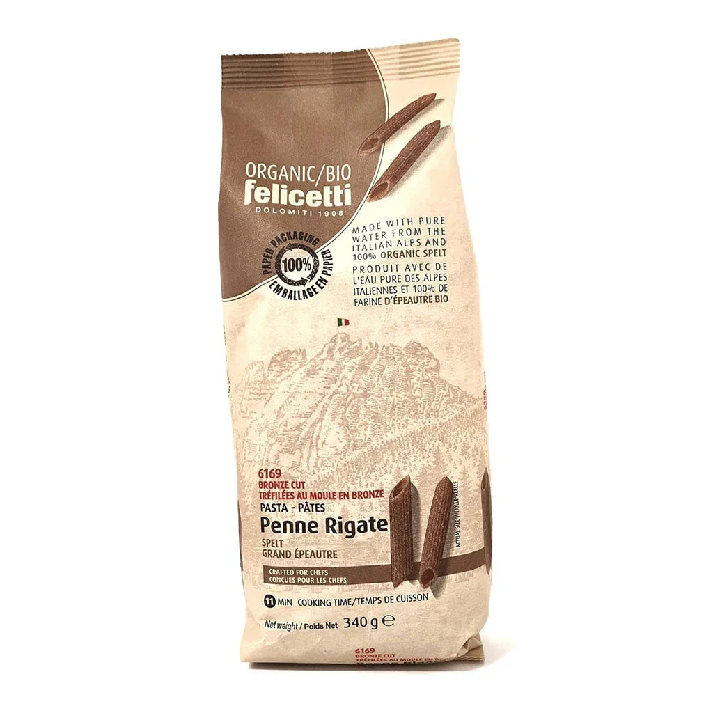 Felicetti penne rigate organic spelled 340 g - La Boite à Grains