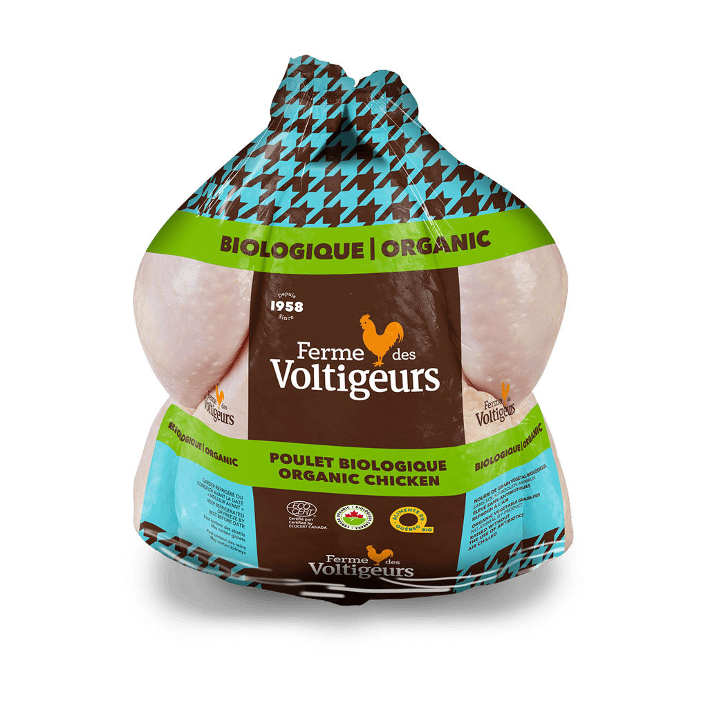 poulet biologique Ferme des Voltigeurs - La Boite à Grains