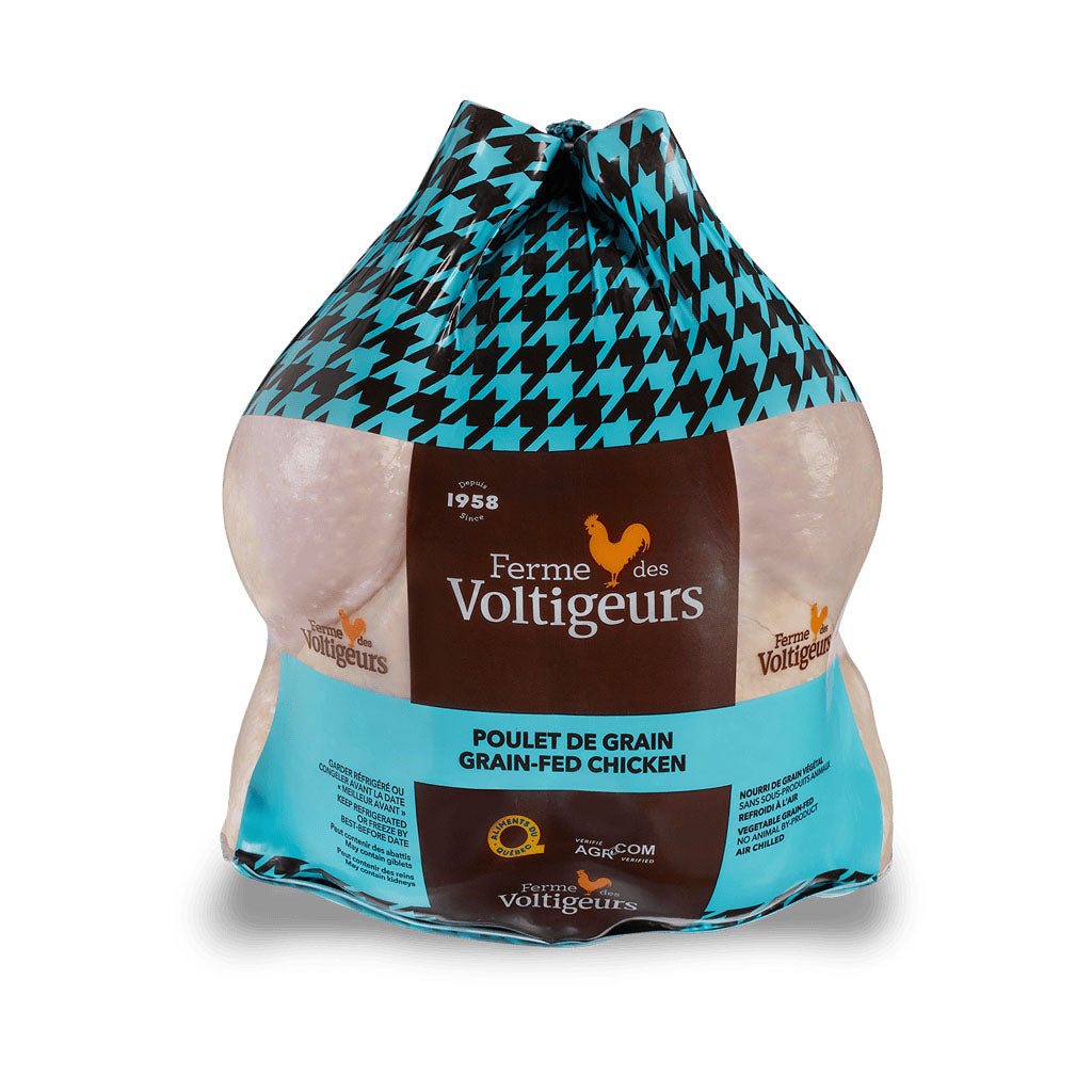 poulet de grain Ferme des Voltigeurs - La Boite à Grains