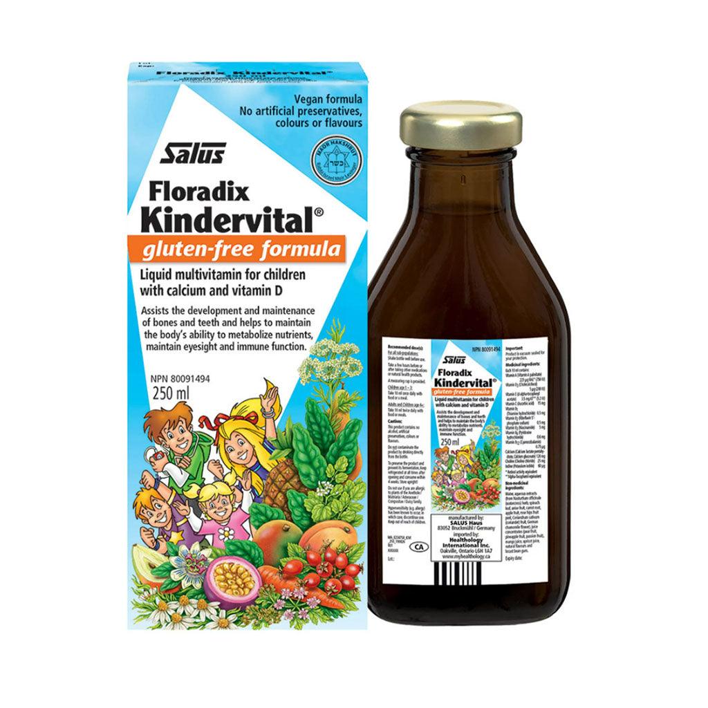 Floradix Kindervital Formule Sans Gluten Pour Enfants Salus - La Boite à Grains