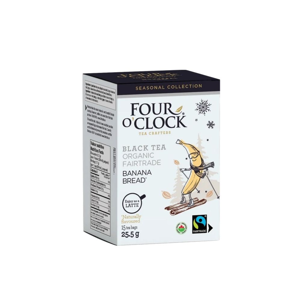 Four O'Clock Organic Banana Bread Black Tea - La Boite à Grains