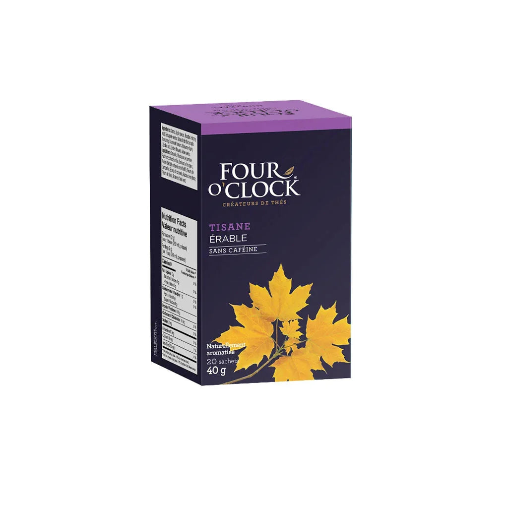 four o'clock maple herbal tea 20 bags - La Boite à Grains